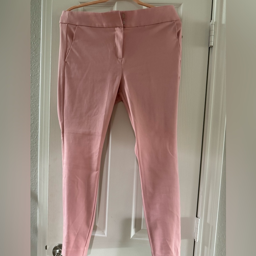🌸 New LOFT Marisa Pink Sutton Skinny Pants – Size 10P 🌸